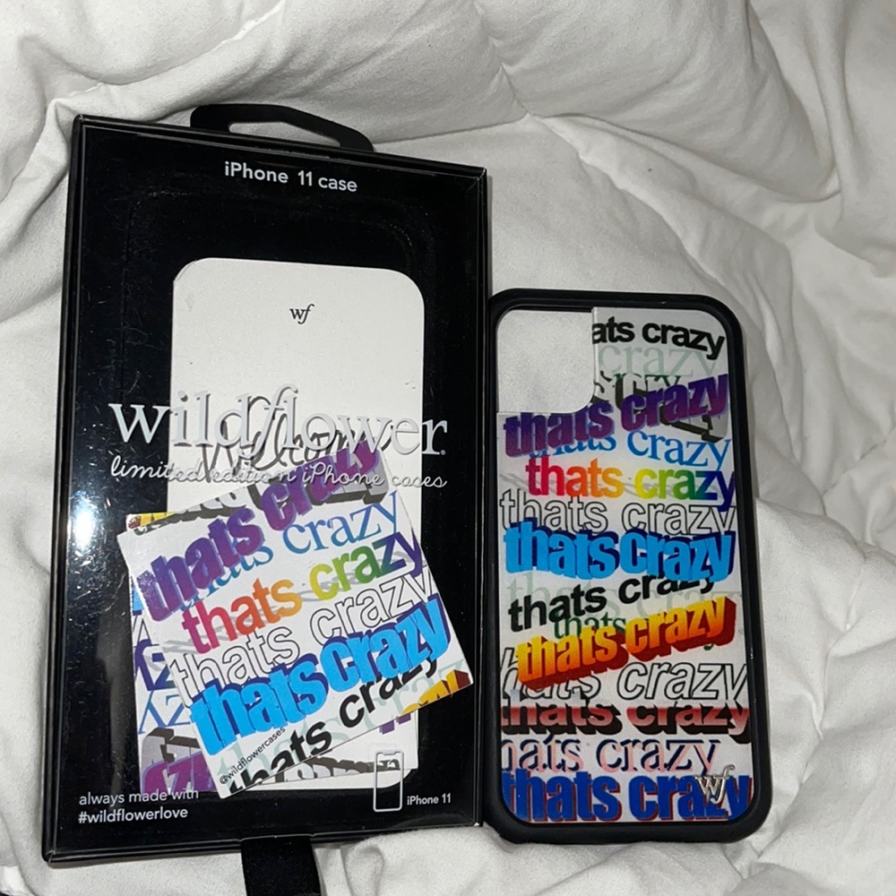 iPhone 11 case Wildflower “that’s crazy”